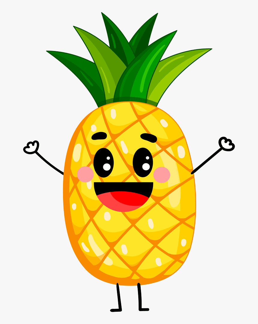 Transparent Piña Png - Piña Kawaii Png, Png Download, Free Download