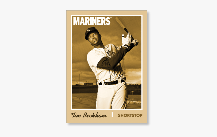 Tim Beckham 2019 Heritage High Number Base Cards Poster - College Baseball, HD Png Download, Free Download