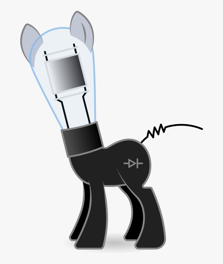 Vacuum Tube Pony By - Illustration, HD Png Download, Free Download