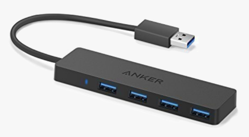 Anker 4port Usb Hub 01 - Usb 3.0 Hub, HD Png Download, Free Download