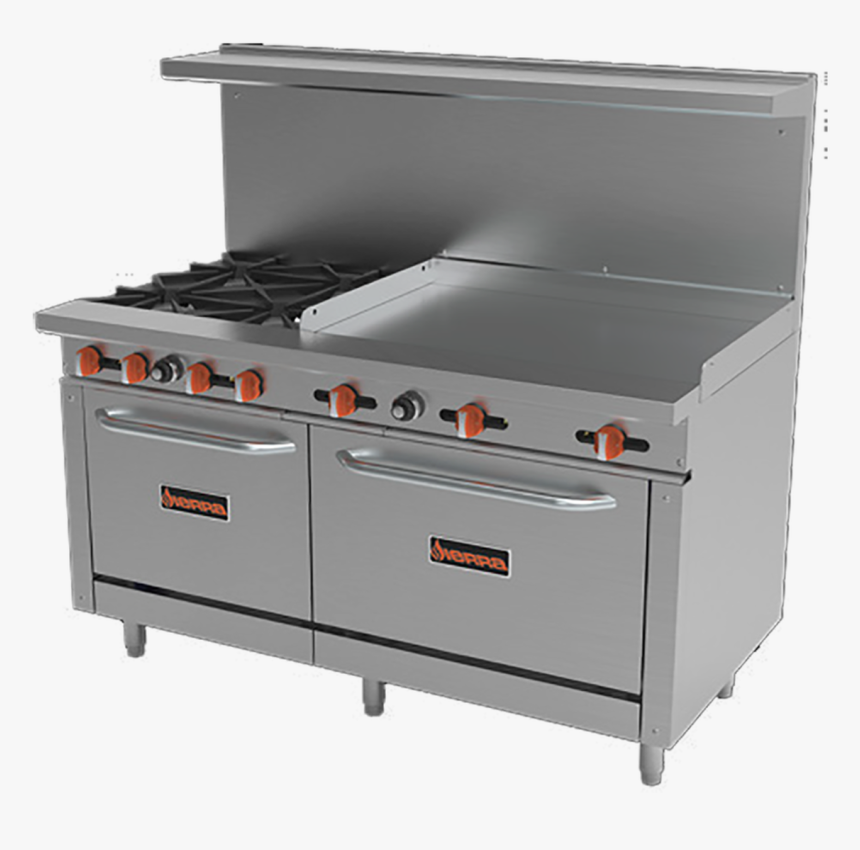 Sierra Range Sr 4b 36g 4 Burner Gas Range With Griddle - Aemr 2 G24 B6 60 H, HD Png Download, Free Download