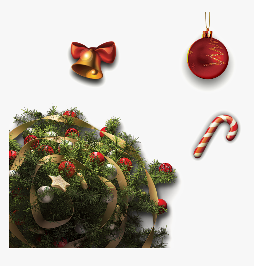 Christmas Festive Decoration Vector - Christmas Ornament, HD Png Download, Free Download