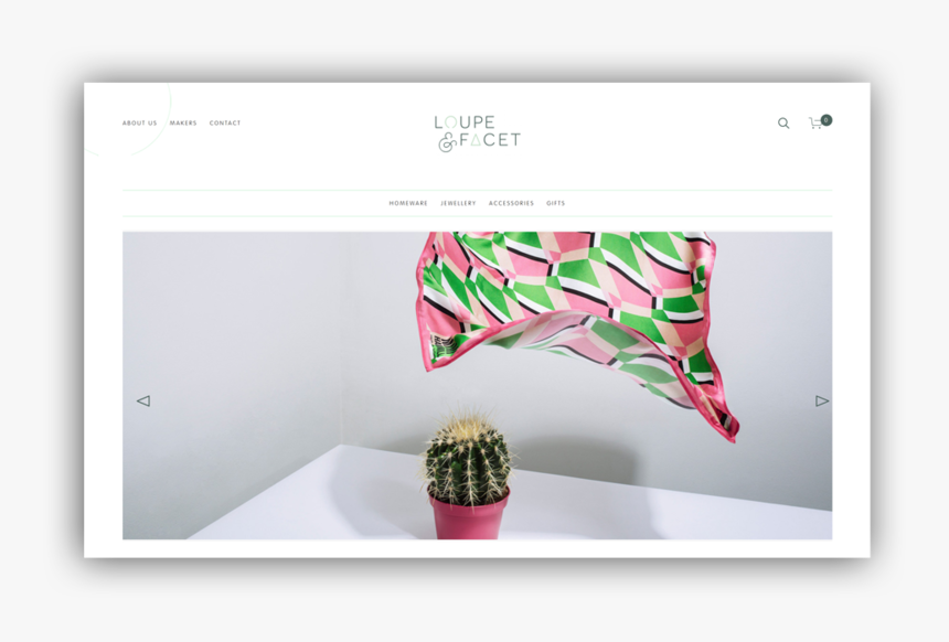 Loupe Facet Accessories Ecommerce Squarespace Website, HD Png Download, Free Download
