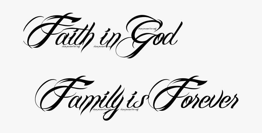 Love Tattoo Clipart Love Faith God - Fallen Dreams, HD Png Download, Free Download