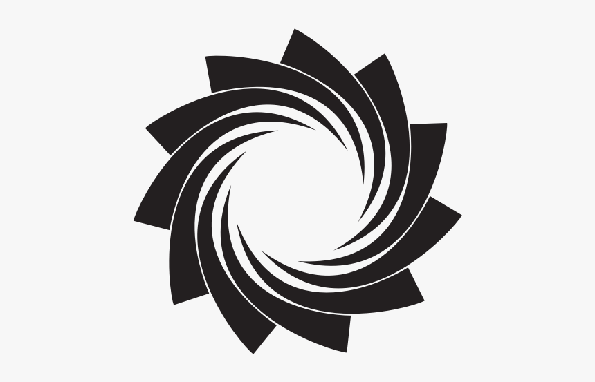 Swirl Shutter Design Element - Logo, HD Png Download, Free Download