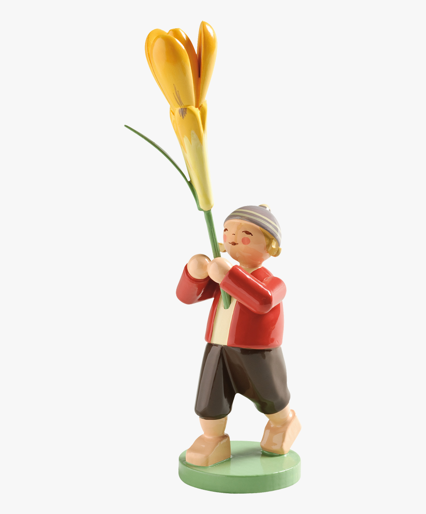 Boy With Crocus - Wendt Kuhn Flower Children, HD Png Download, Free Download