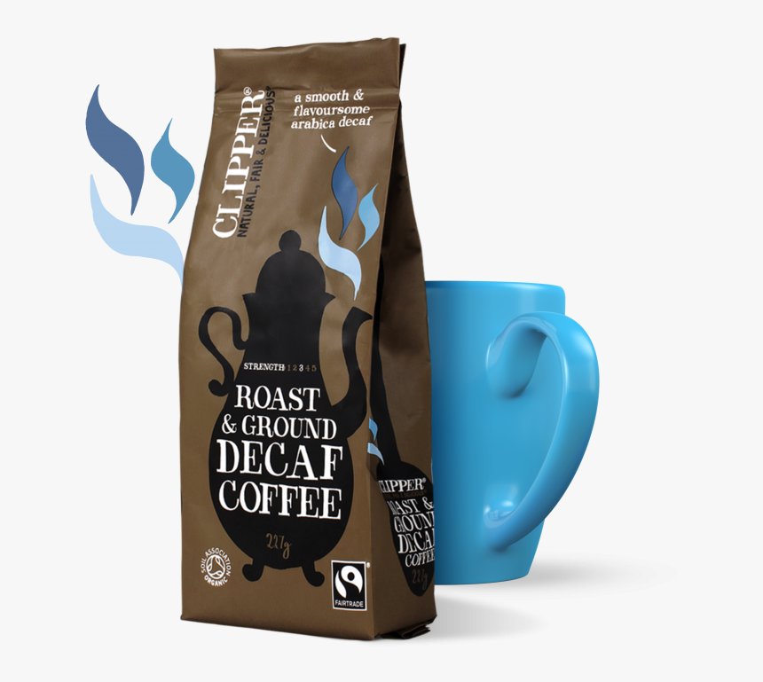 Fairtrade Roast Ground Decaf Coffee - Clipper Roast & Ground Coffee Original Decaff 227g, HD Png Download, Free Download