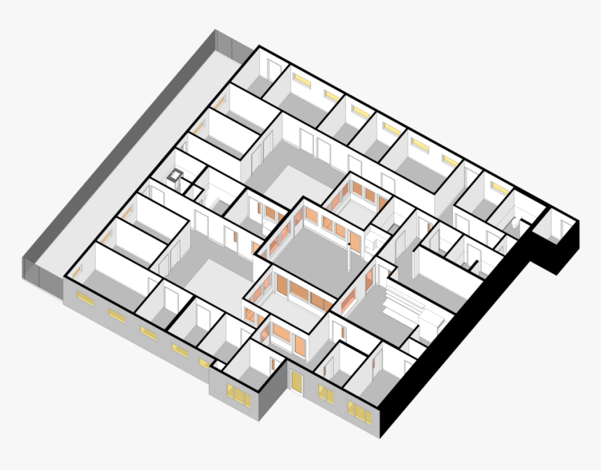 16-1127 Dark Fence - Floor Plan, HD Png Download, Free Download