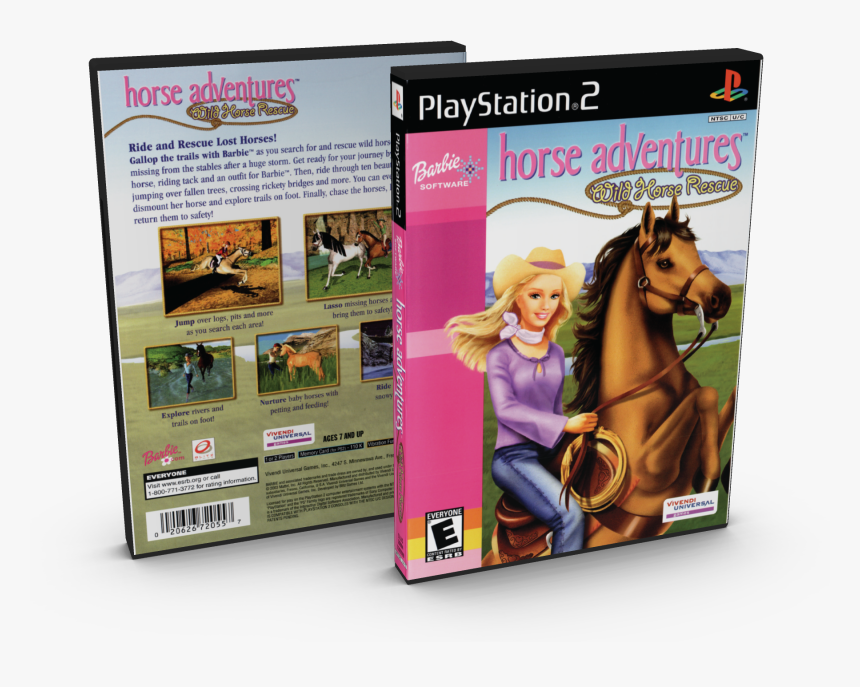 Barbie Horse Adventures Wild Horse Rescue - Barbie Horse Adventures Playstation, HD Png Download, Free Download