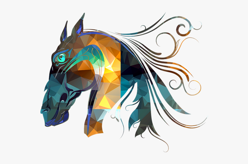 Abstract Horse Art, HD Png Download, Free Download