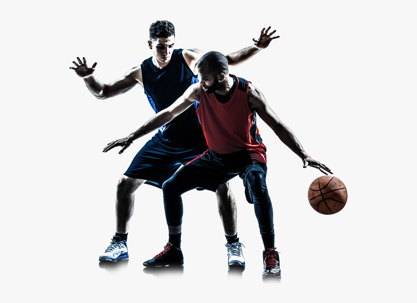 Two Basketball Players One On One - Street Basketball Players Png, Transparent Png, Free Download