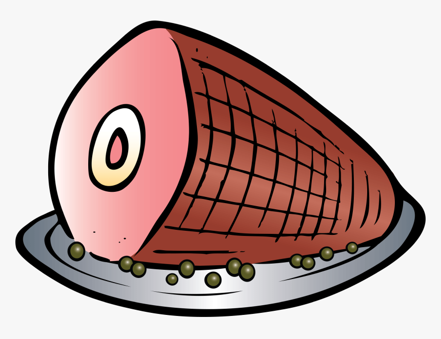 Ham Dinner Clipart - Ham Clipart Transparent, HD Png Download, Free Download