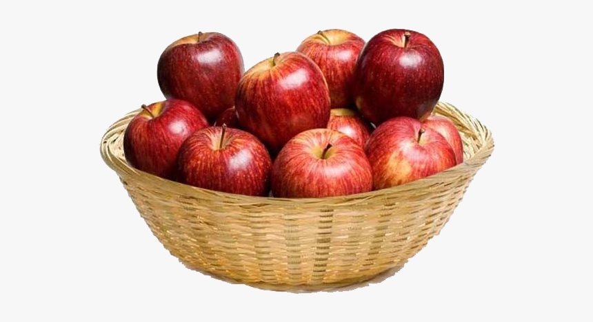 Basket Of Apple Png Free Download - Apples In A Basket, Transparent Png, Free Download