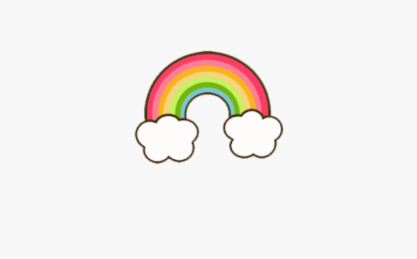 #arcoiris #kawaii #cute #rainbow - Rainbow Shops, HD Png Download, Free Download