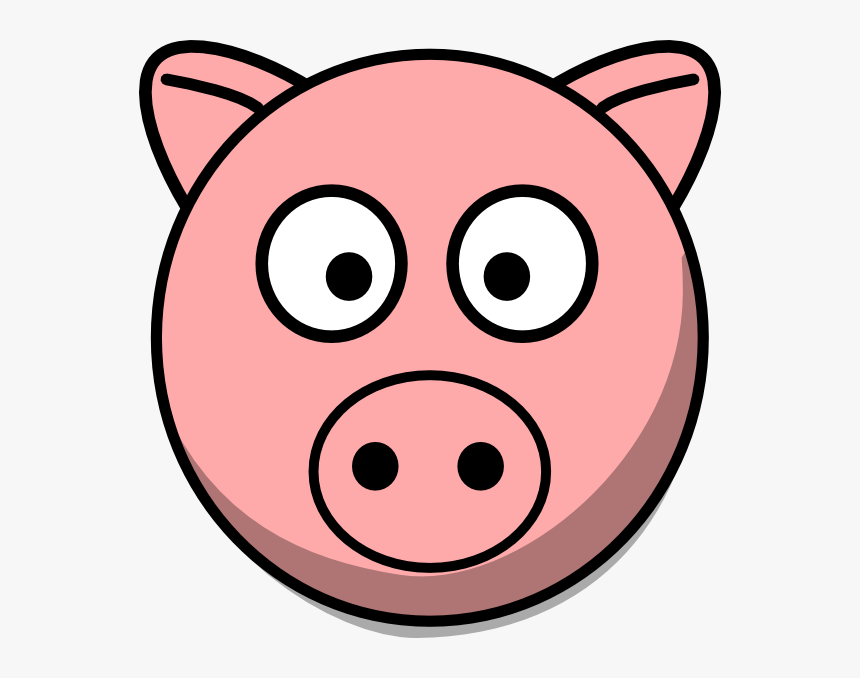 Cartoon Pig Face 47166 - Pig Face Clipart, HD Png Download, Free Download