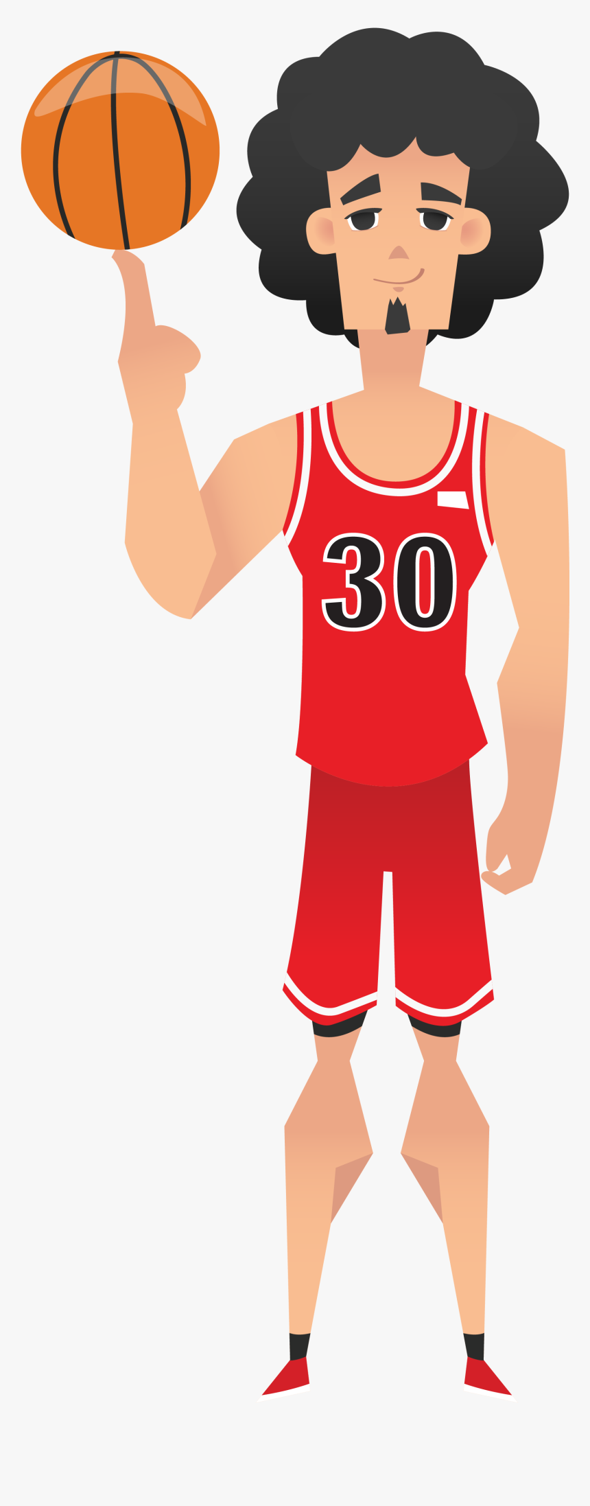 Clip Art Nba - Transparent Cartoon Basketball Player Png, Png Download, Free Download