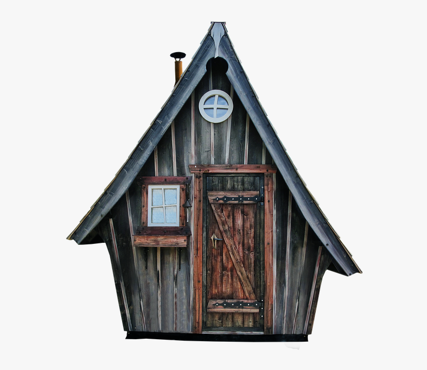 Woodhouse, Hut, Witch"s House, Isolated, Log Cabin - Witch's House, HD Png Download, Free Download