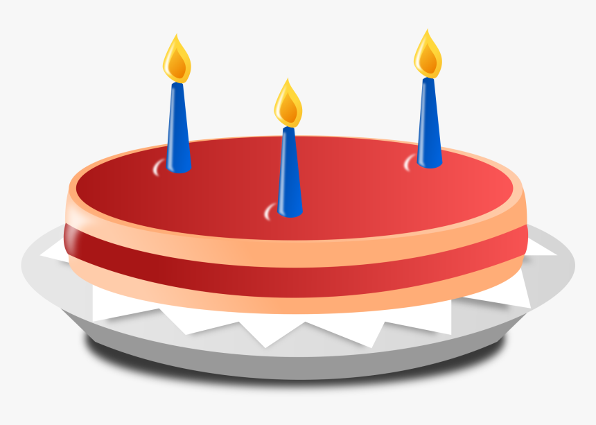 Birthday Cake Black And White Clip Art Free Download - Birthday White Background Image Png, Transparent Png, Free Download