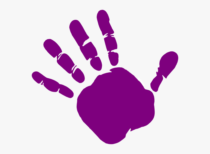 Hand Print Png Fashion - Handprint Clipart, Transparent Png, Free Download