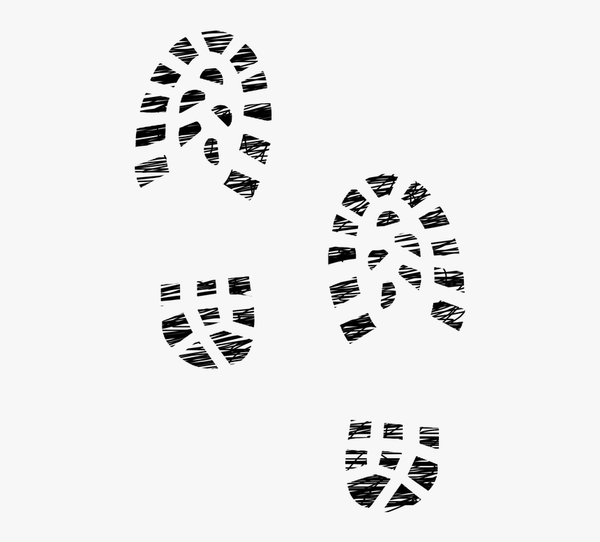 Icon Pasos, Icono De Los Zapatos, Zapatos, Pasos - Shoe Print Transparent Background, HD Png Download, Free Download