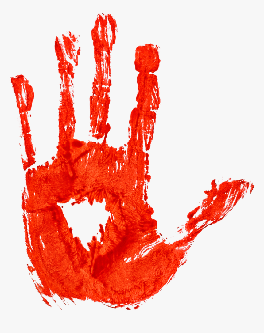 Bloody Hand Png Image - Png Hand With Blood, Transparent Png, Free Download