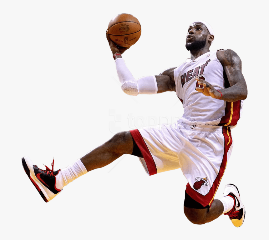 Basketball Moves,basketball,ball Game,team Sport,football - Lebron James Dunk Png, Transparent Png, Free Download