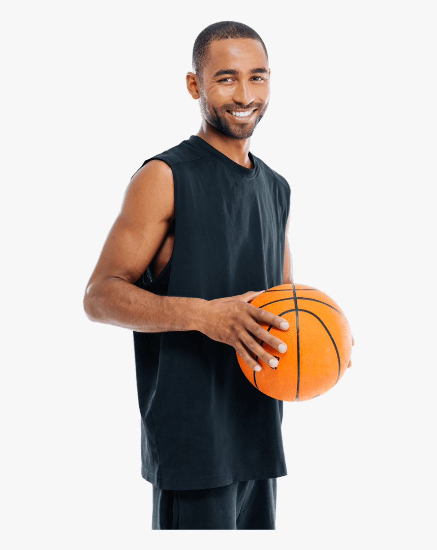 Boy Holding Basketball Png, Transparent Png, Free Download