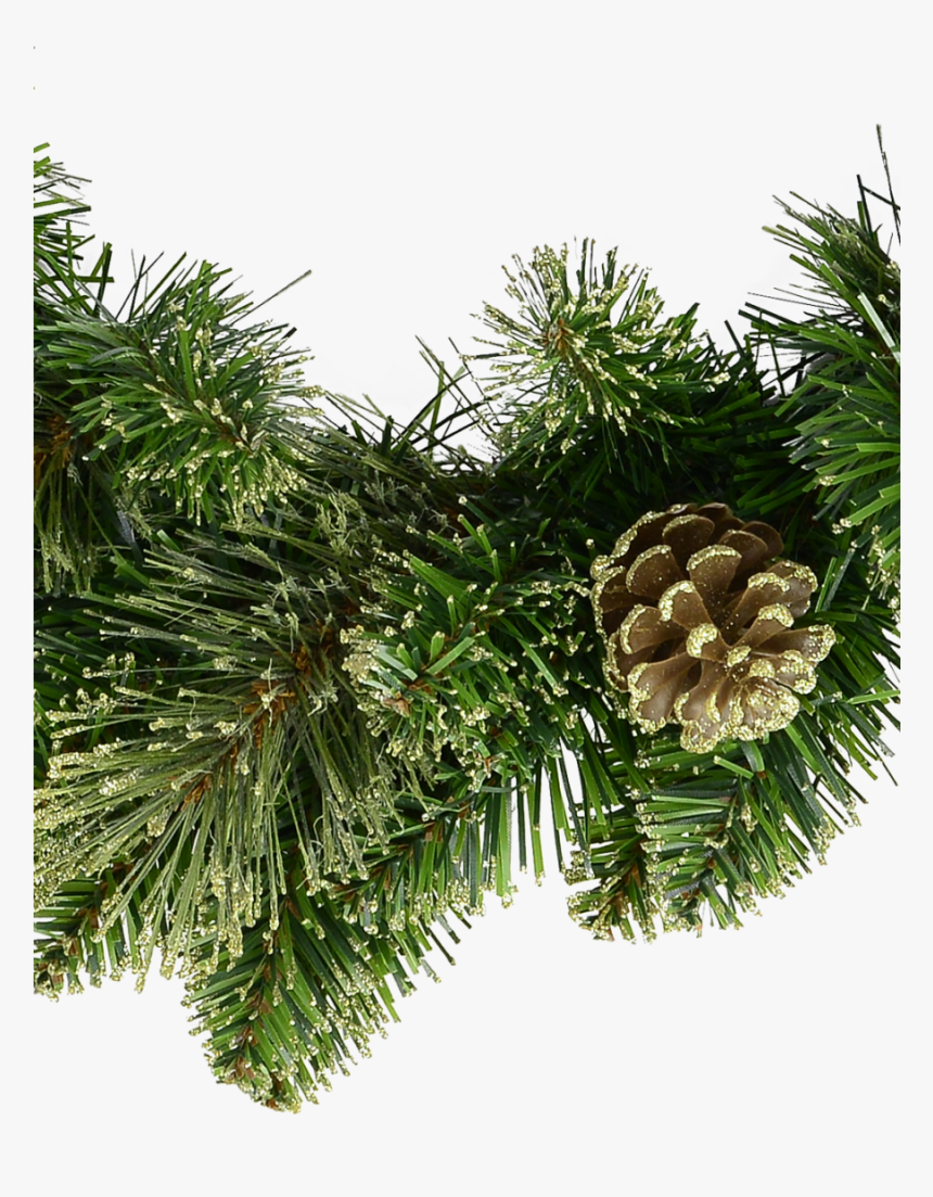 Natural Look Pine Wreath With Pine Cones & Lightly - Shortstraw Pine, HD Png Download, Free Download