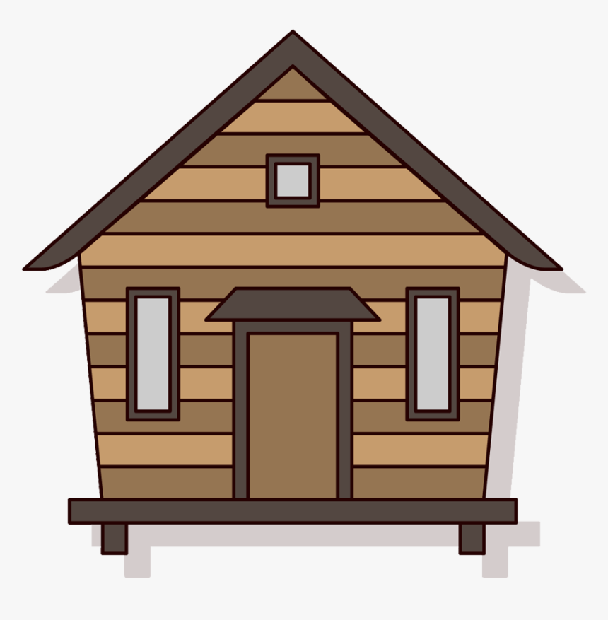 Log House Png - Cabin Cartoon, Transparent Png, Free Download