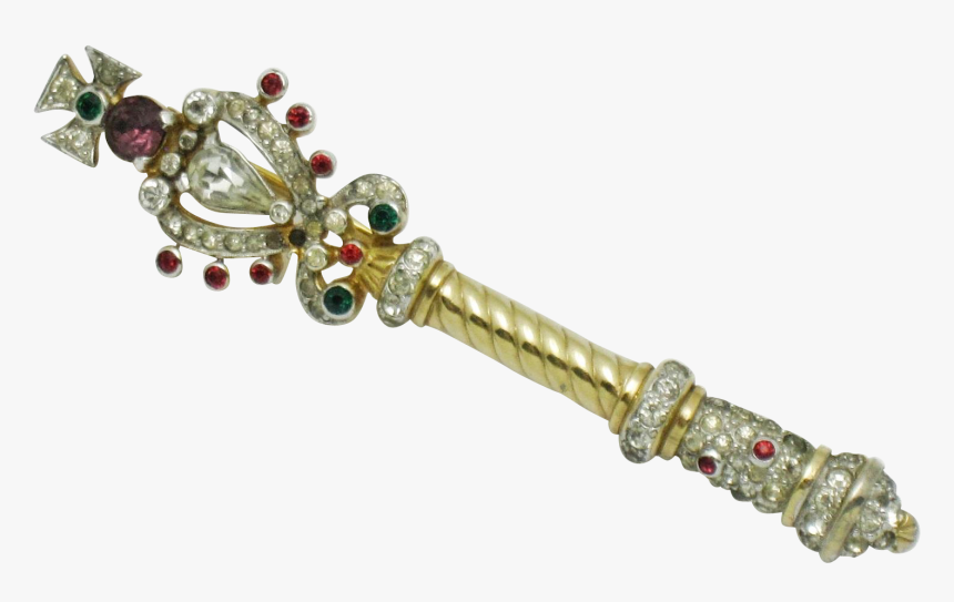 Transparent Rhinestone Png - Scepter Transparent, Png Download, Free Download