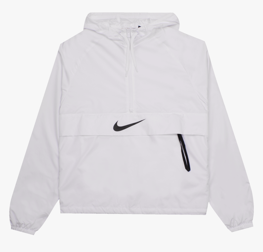 Nsw Swoosh Packable Jacket White / Black - Hoodie, HD Png Download, Free Download