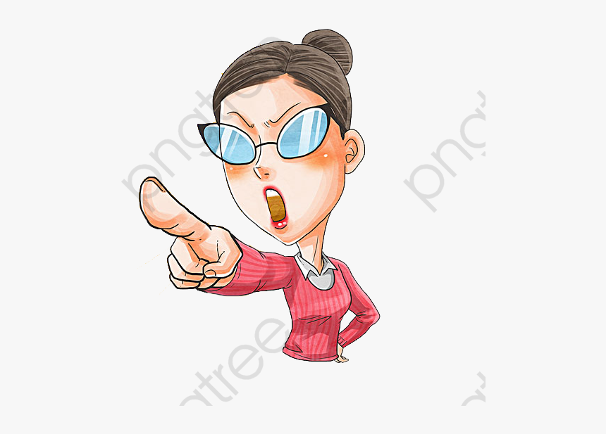 Angry Woman, Woman Clipart, Angry Clipart, Cartoon - Angry Woman Cartoon Png, Transparent Png, Free Download