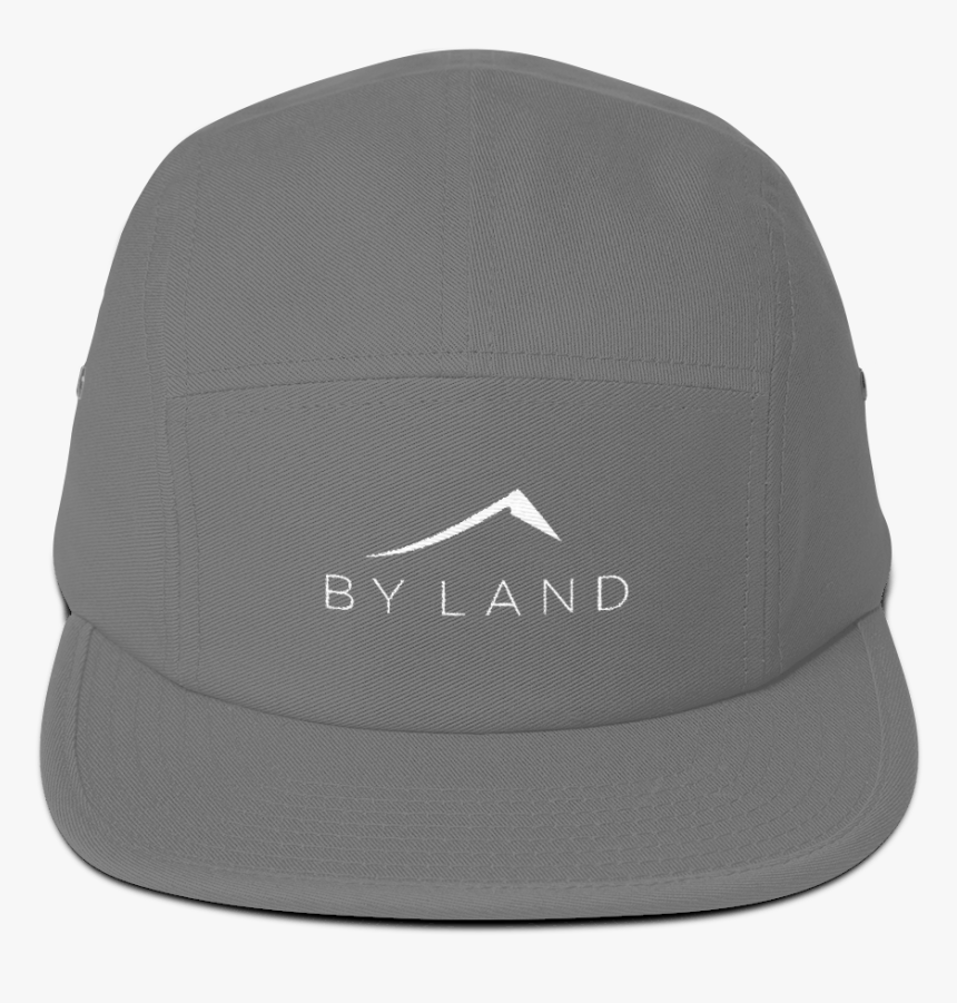 By Land Text White By Land Mountain Swoosh White Transparent - Hat, HD Png Download, Free Download