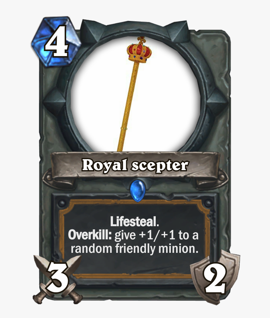 Transparent King Scepter Png - Thunderfury Blessed Blade Of The Windseeker Hearthstone, Png Download, Free Download