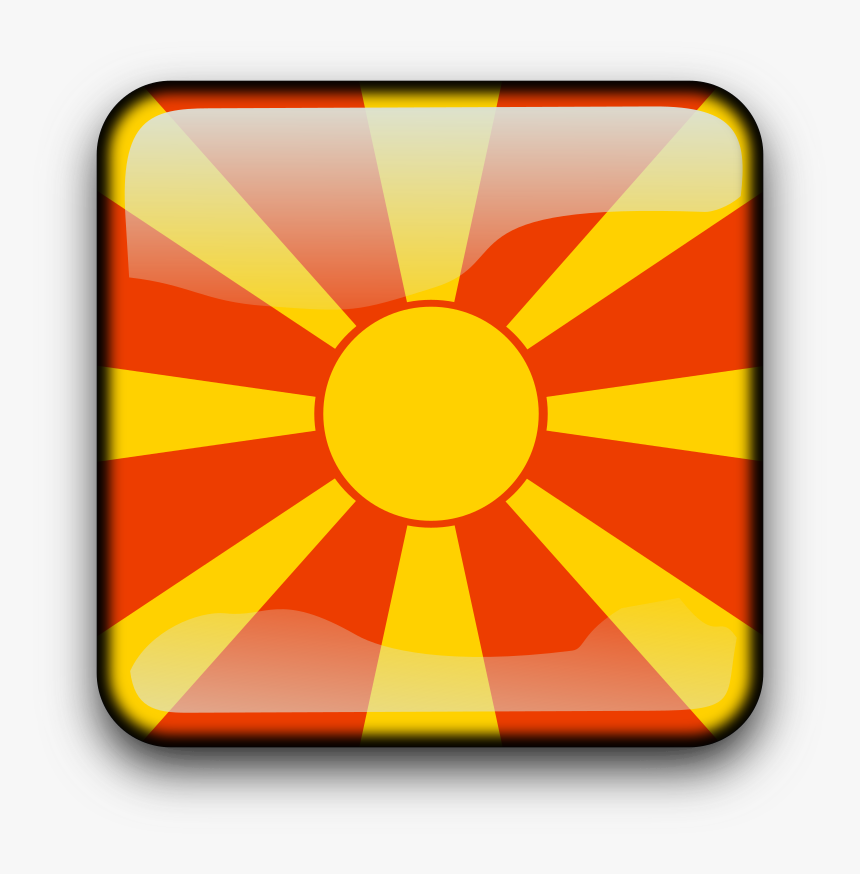 Mk - Bandera De Republica Yugoslava De Macedonia, HD Png Download, Free Download
