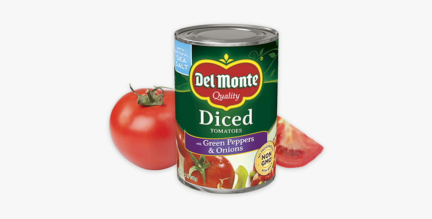 Diced Tomatoes With Green Pepper & Onion - Diced Tomatoes With Onions And Peppers, HD Png Download, Free Download