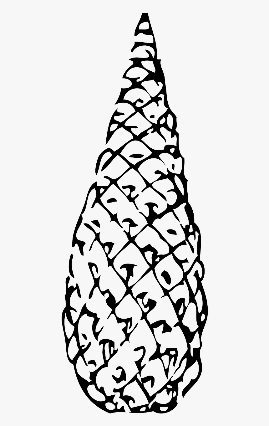 Pine Cone Coloring Page, HD Png Download, Free Download