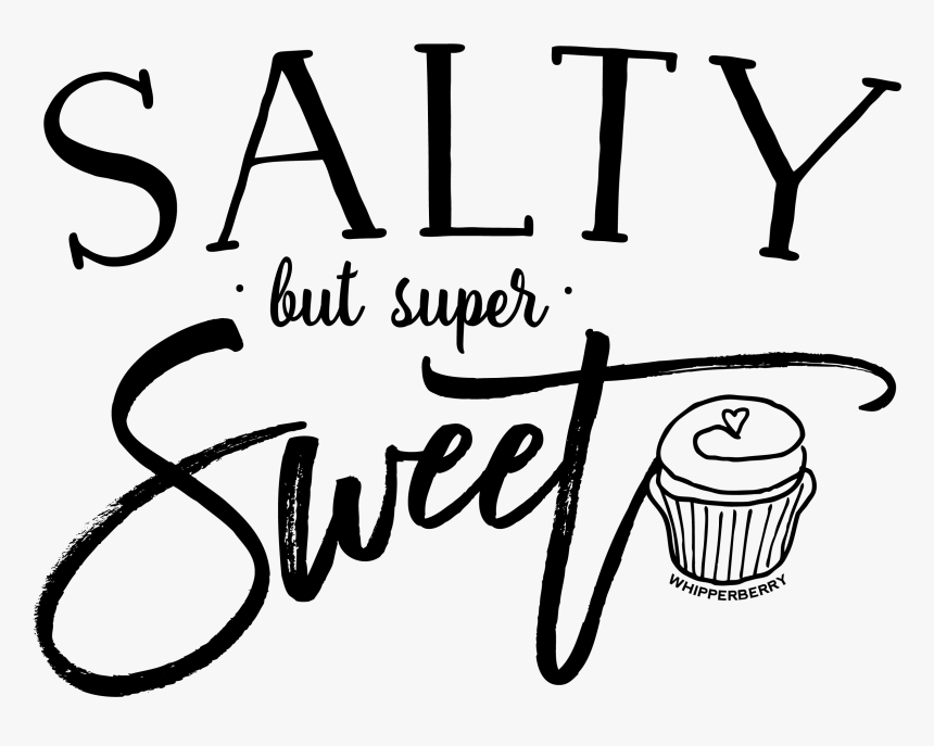 Salty By Super Sweet Diy T-shirt By Whipperberry - Shirt Designs Png, Transparent Png, Free Download
