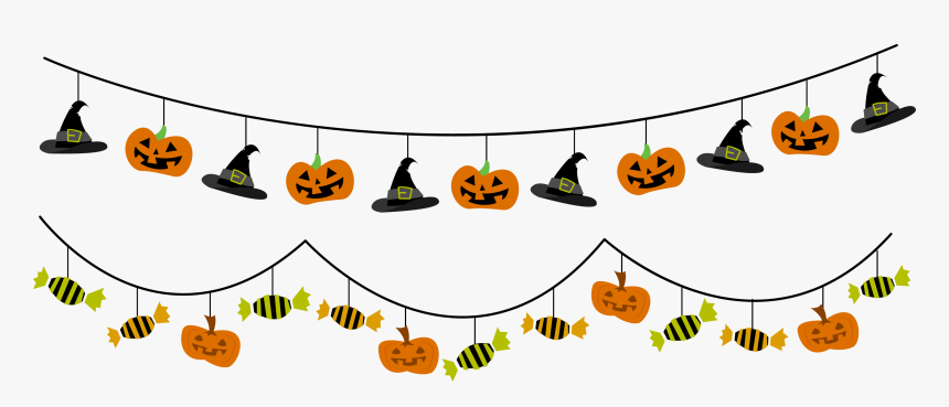 Guirlande Halloween Png, Transparent Png, Free Download