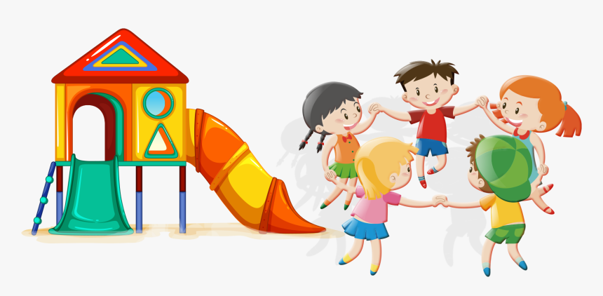 Play Park Royalty-free Child Cartoon Amusement Clipart - Play Cartoon Png, Transparent Png, Free Download