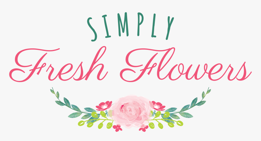 Simply Fresh Flowers - Flowers In Calligraphy, HD Png Download, Free Download
