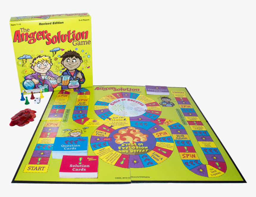The Anger Solution Board Game - Board Game, HD Png Download, Free Download
