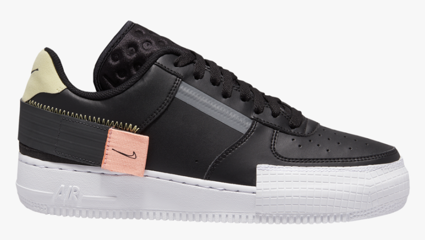 Nike Air Force 1 Low Type Black, HD Png Download, Free Download