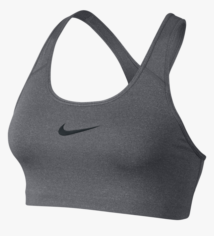 Classic Swoosh Sports Bra Women Carbon Heather Antharcite - Nike Sports ...