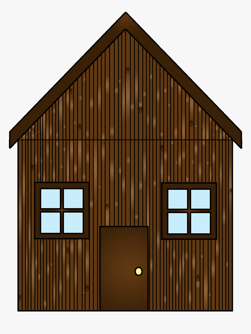 Three Little Pigs Stick House - Three Little Pig Stick House, HD Png Download, Free Download