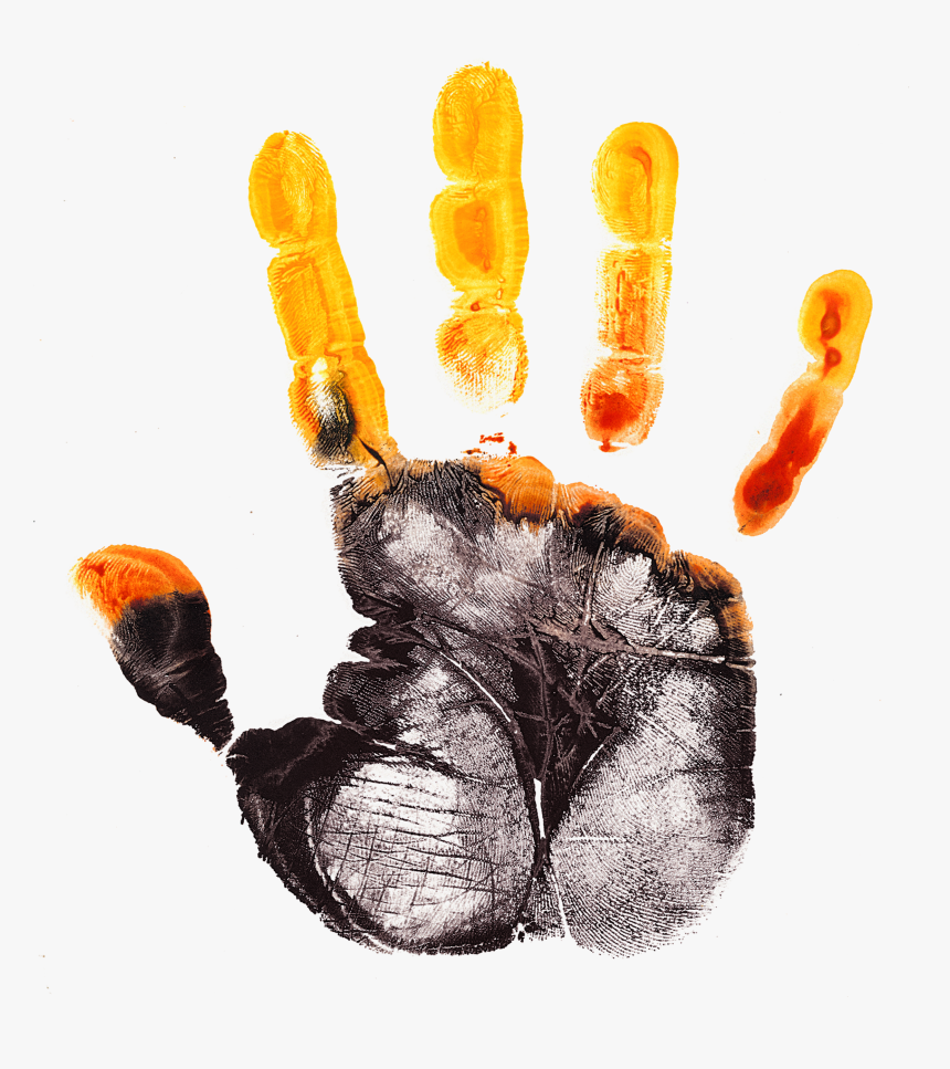 Red Hand Print - Png Kartinki, Transparent Png, Free Download