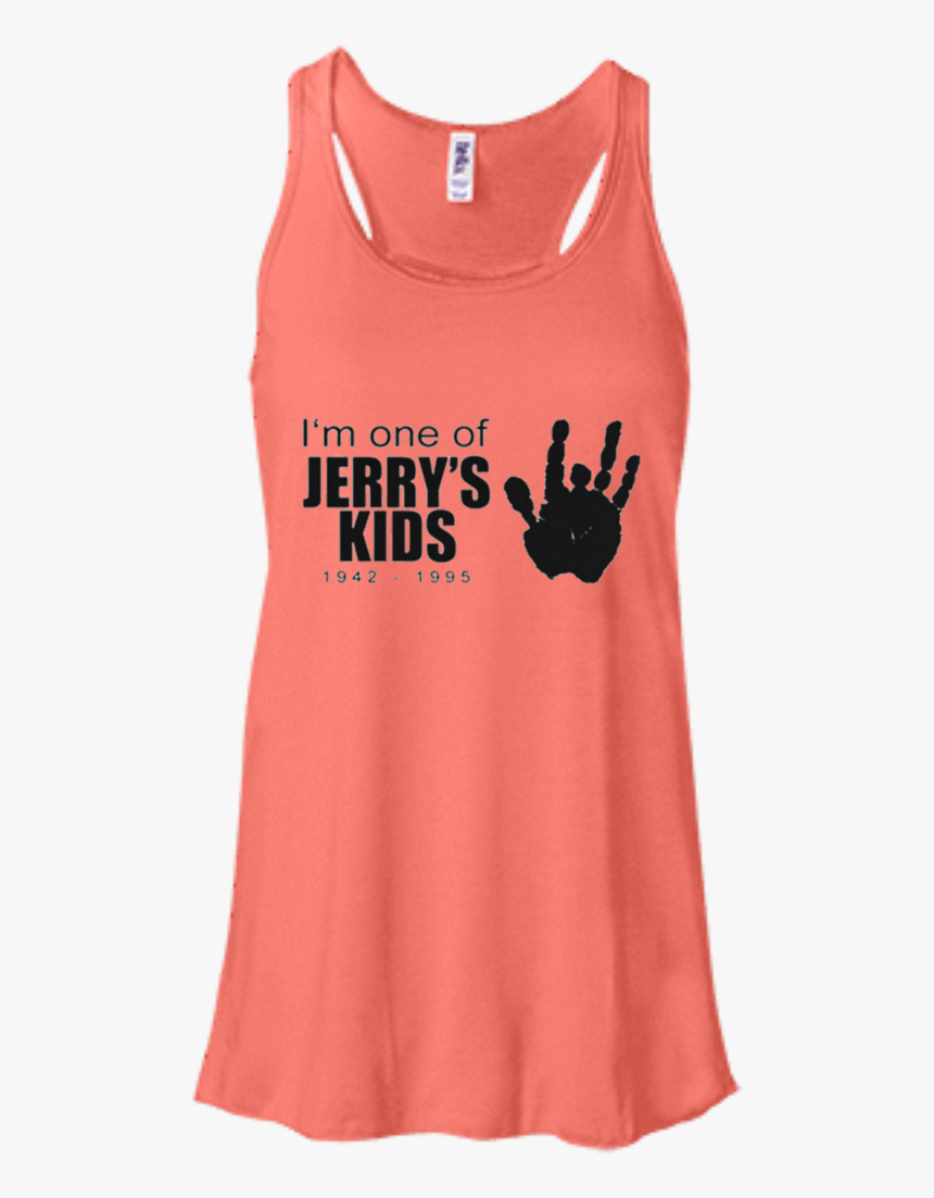 Jerry’s Kids Handprint Flowy Racerback Tank - Bella + Canvas Women's B8800 Flowy Racerback Tank, HD Png Download, Free Download