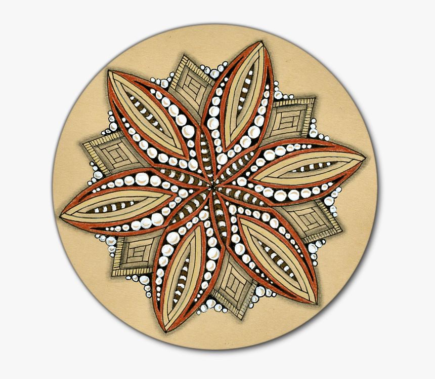 Visit The Zentangle Blog Here To Read About And Watch - Circle, HD Png Download, Free Download