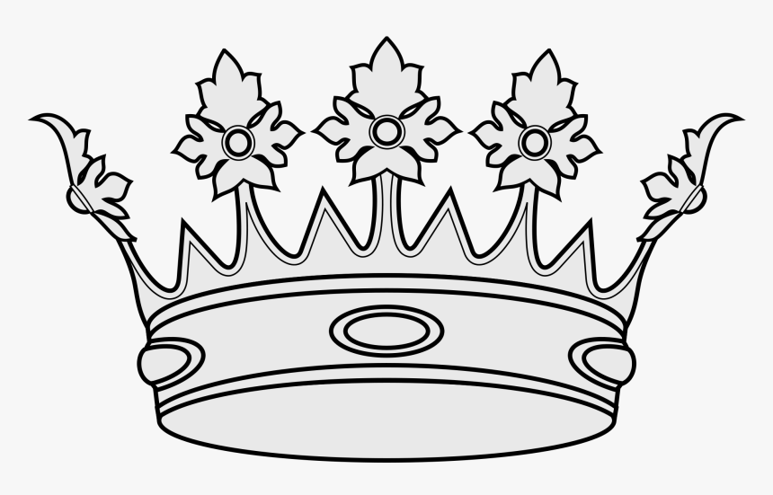 Transparent Tiara Clip Art Black And White - Crown And Scepter Drawing, HD Png Download, Free Download