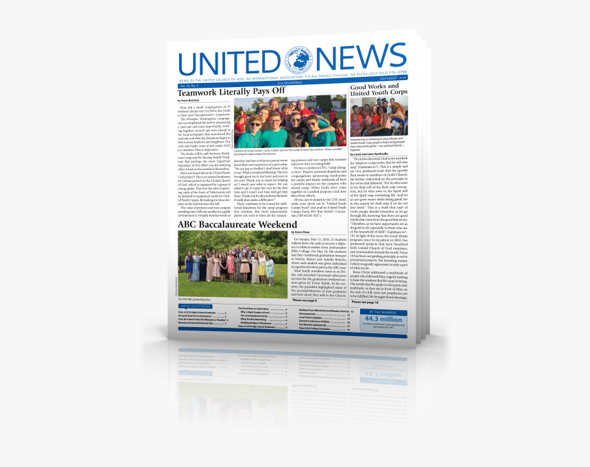 United News - July - August - Newspaper, HD Png Download, Free Download